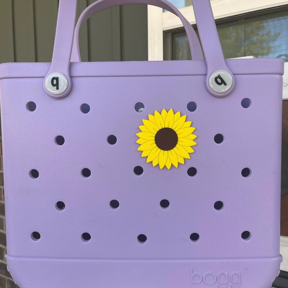 Sunflower Bogg Bag Charm, Bogg Bag Accessory